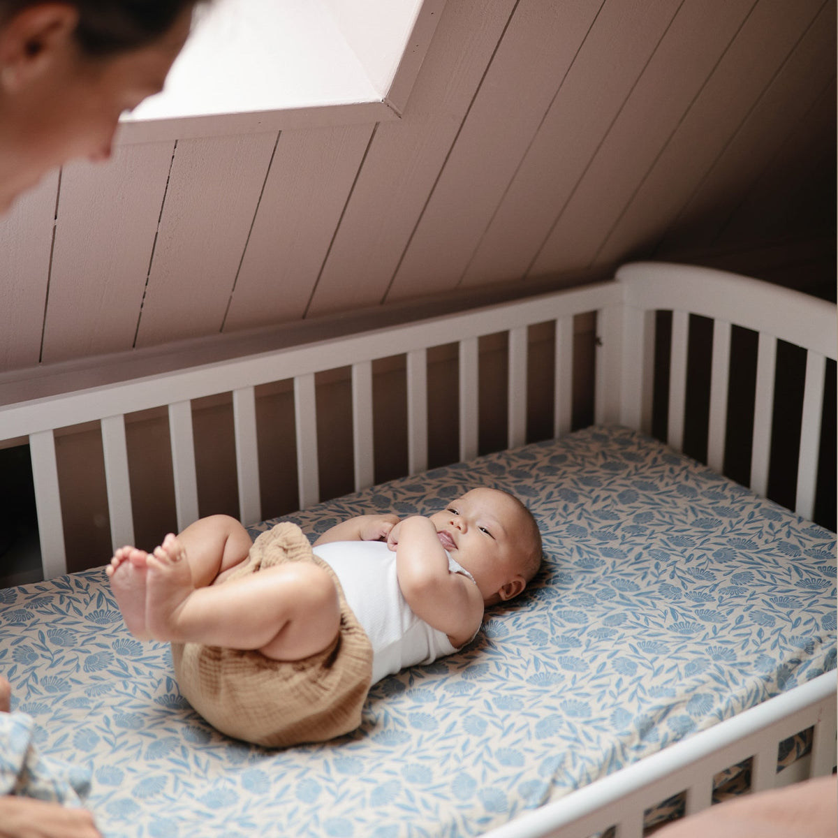 Baby Extra Soft Muslin Crib Sheet Mushie