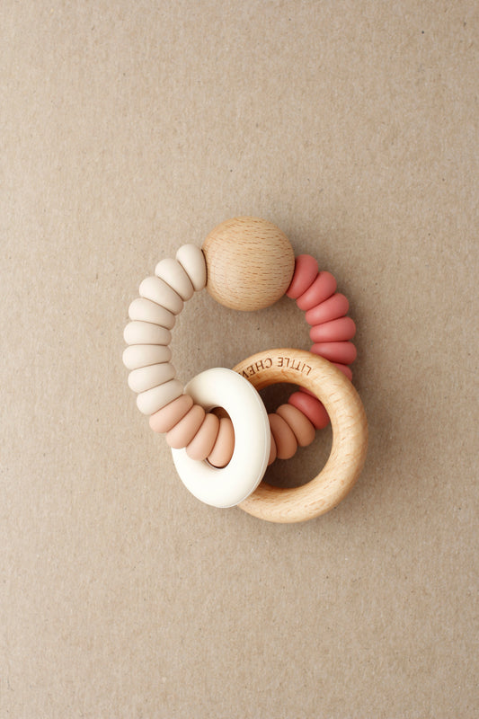 Baby Teether  - Dany | Maroon littleCHEW