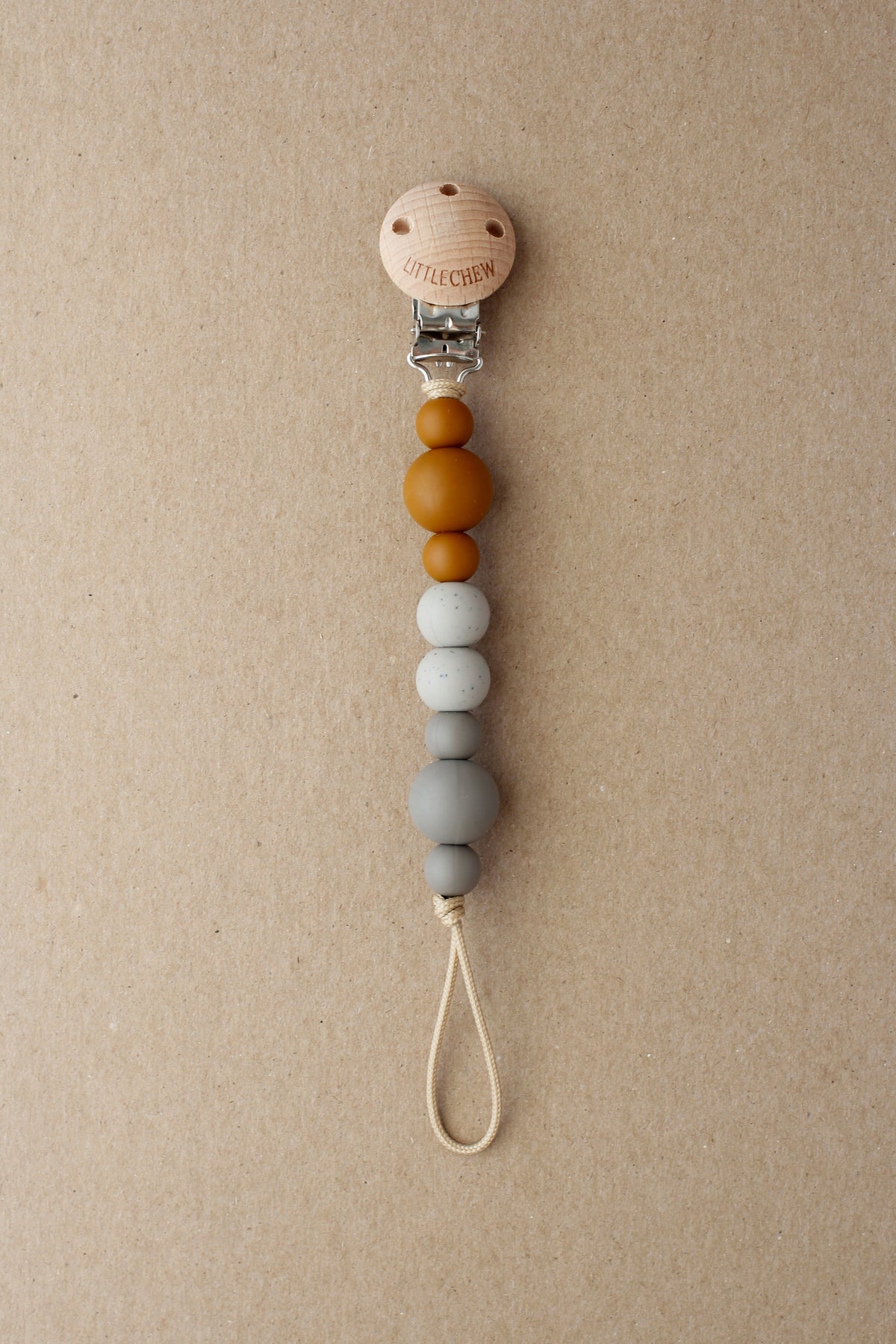 Baby Pacifier Clip - Kira | Dune littleCHEW