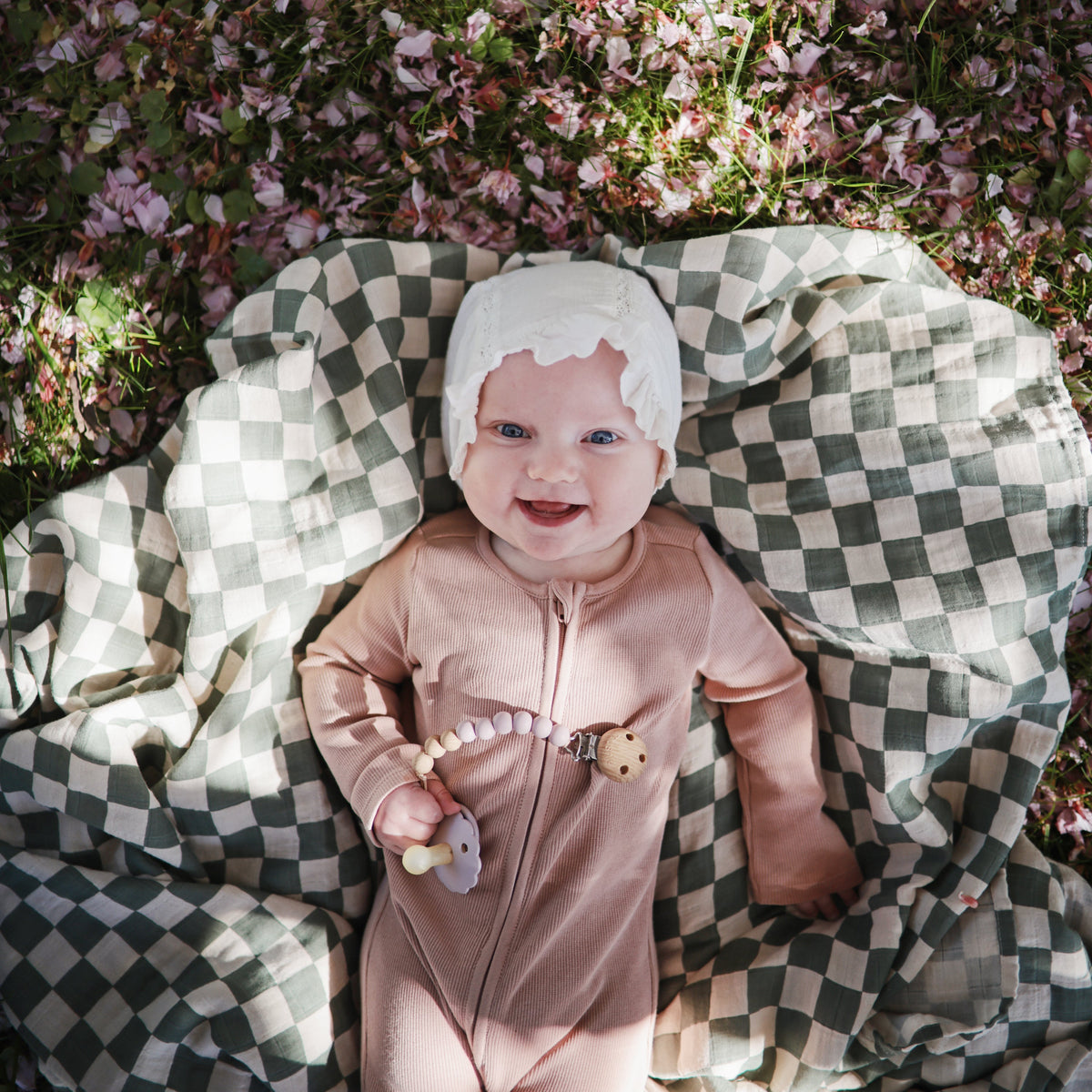 Baby Organic Cotton Muslin Swaddle Blanket Mushie