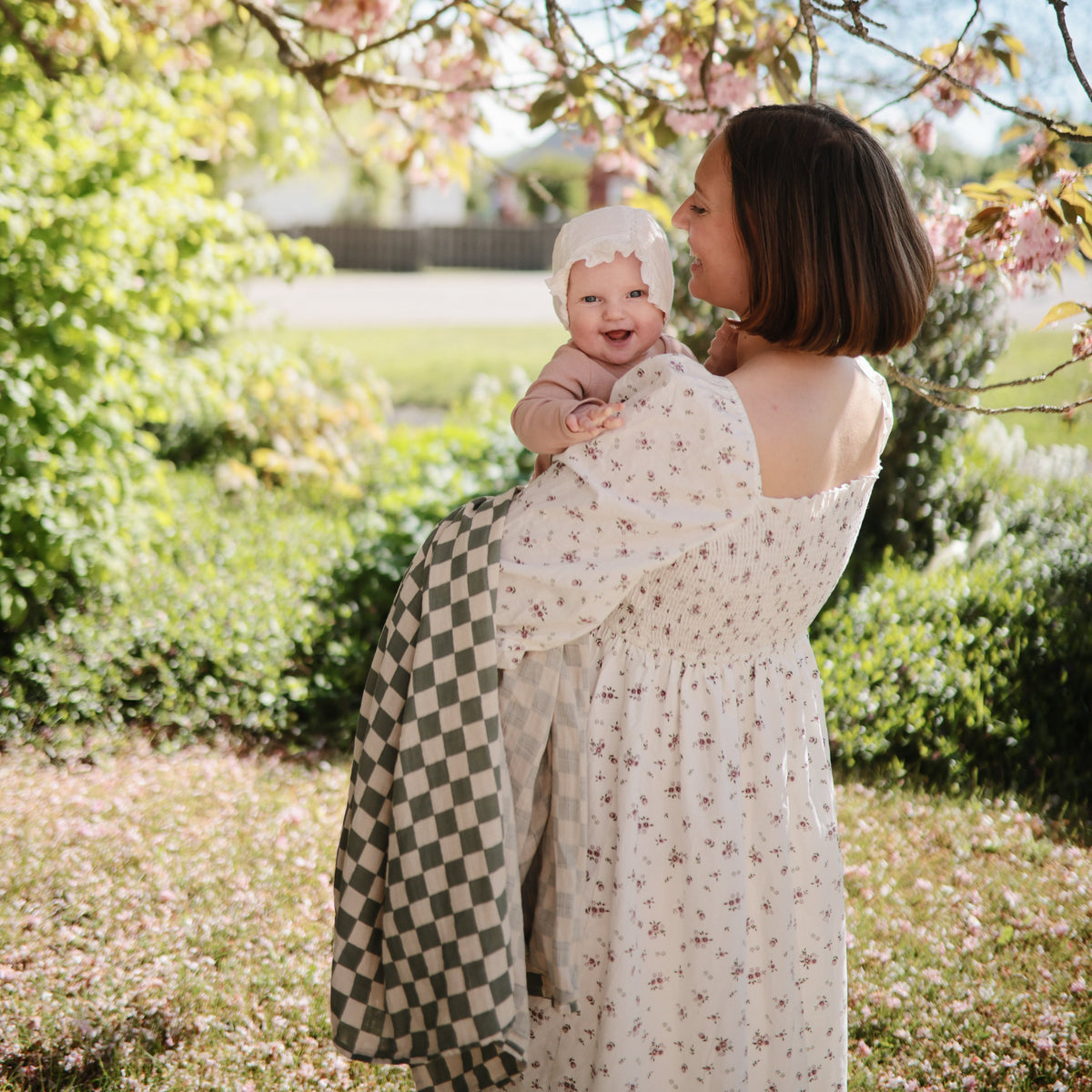 Baby Organic Cotton Muslin Swaddle Blanket Mushie