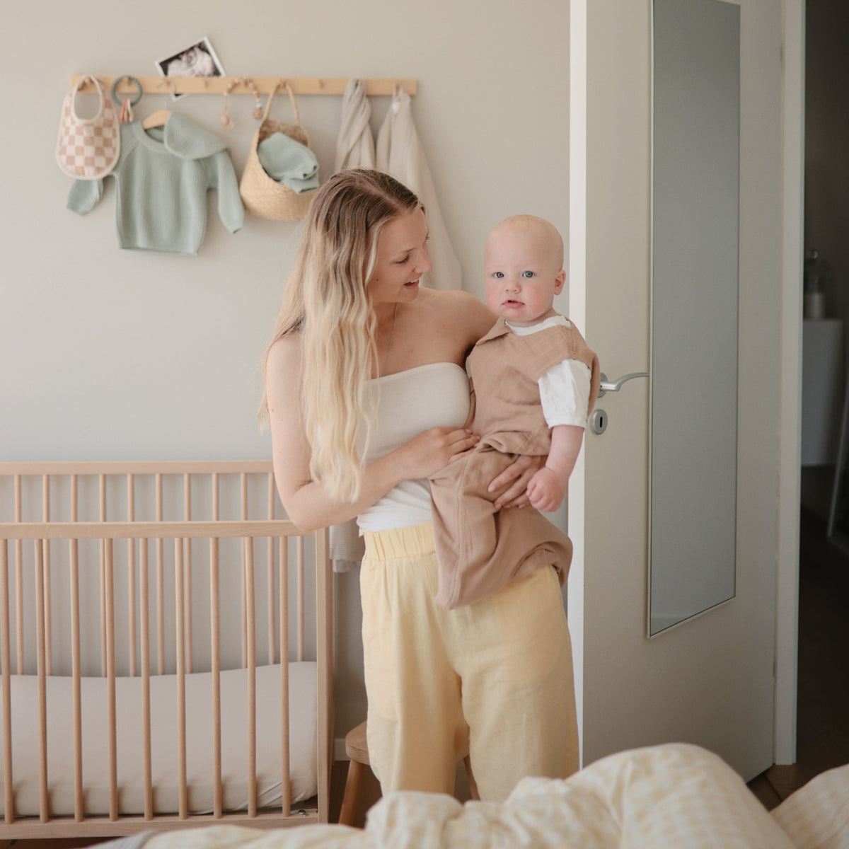 Baby Stretchy MINI Crib Sheet Mushie
