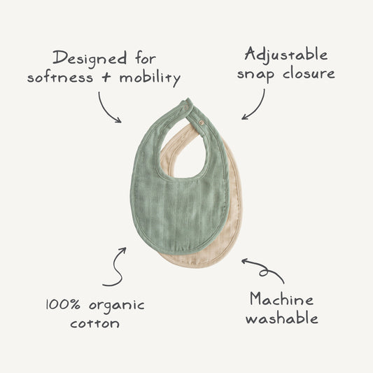 Baby Muslin Bib Mushie