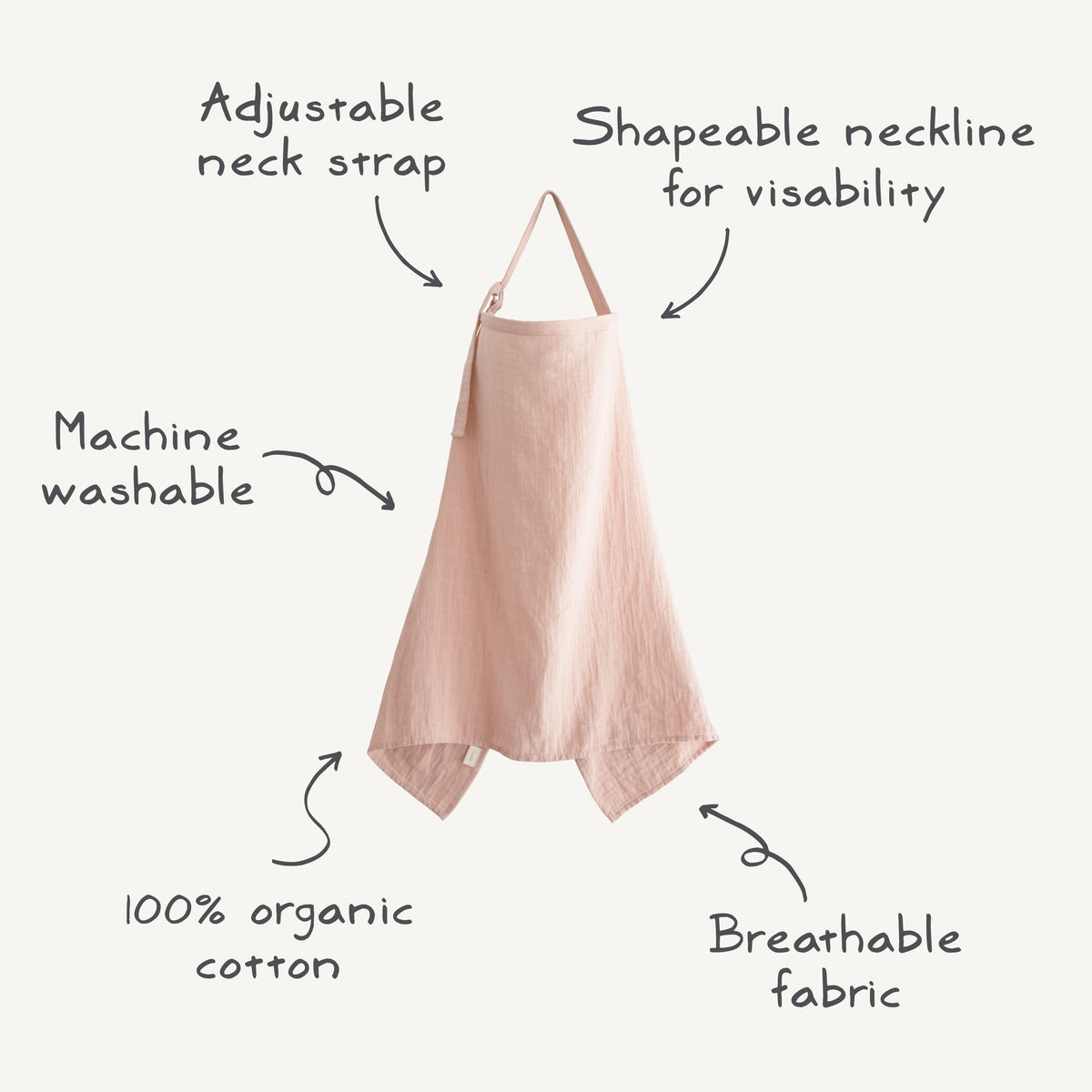 Baby Organic Muslin Nursing Cover Mushie