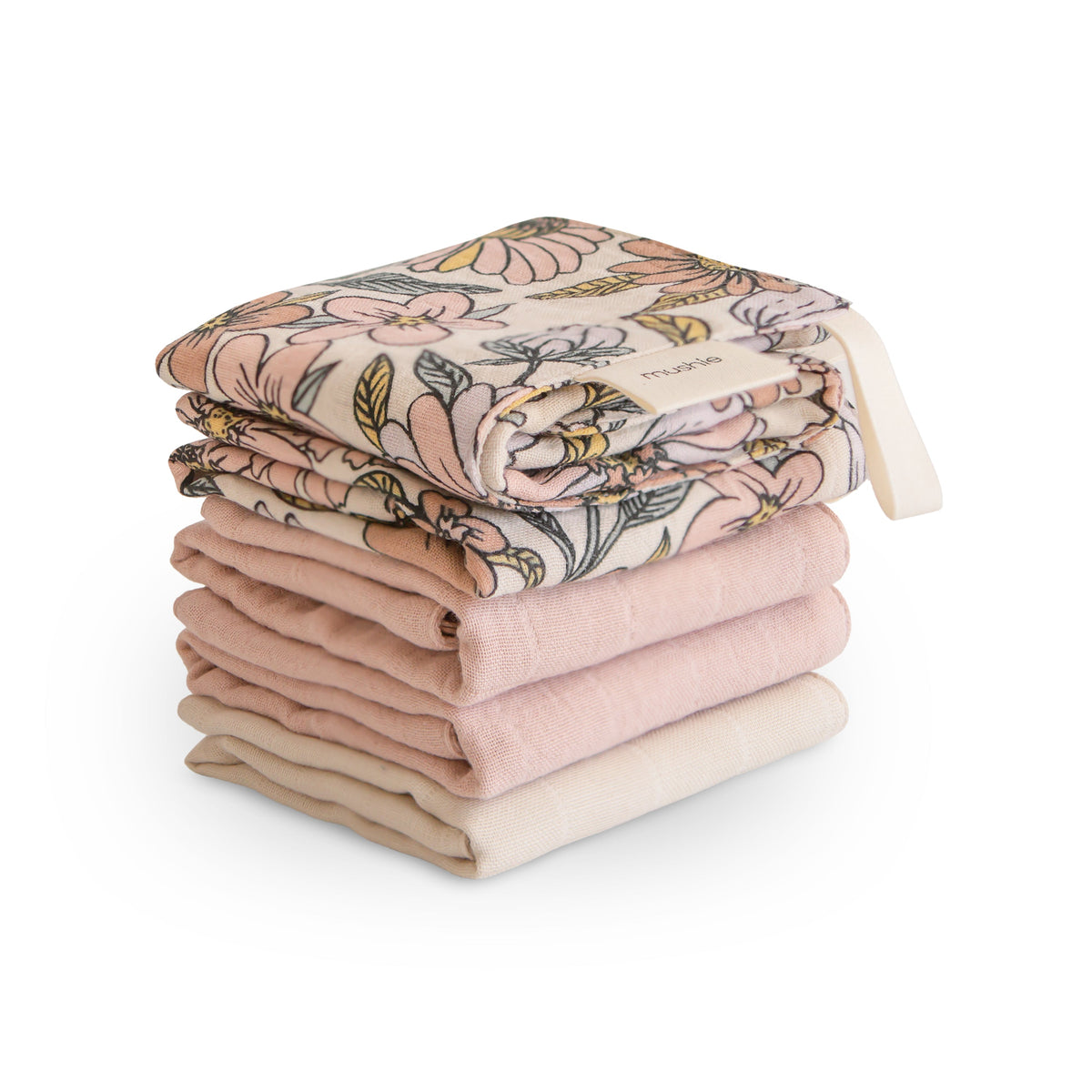 Baby Muslin Cotton Washcloth Mushie