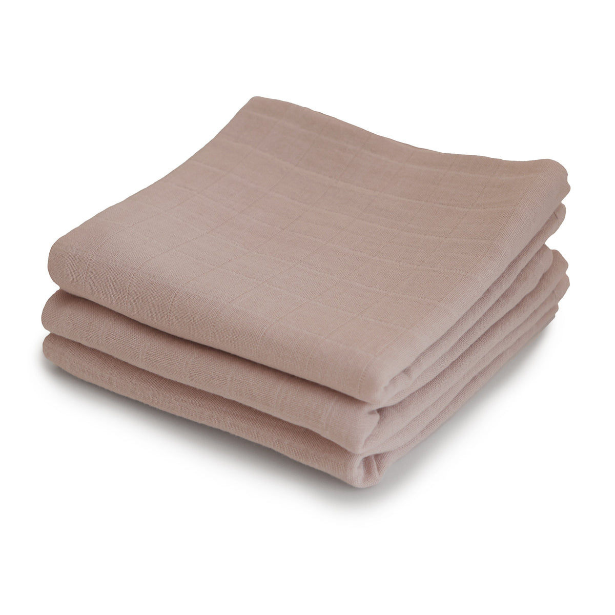 Baby Organic Cotton Muslin Cloths 3-Pack Mushie