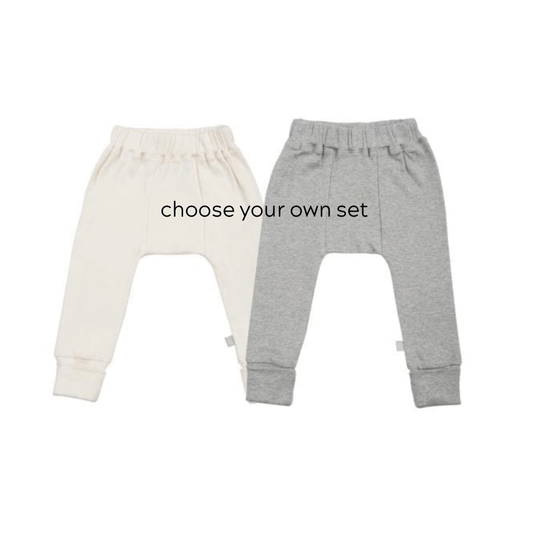 Baby Boxed - 2 pc. pants set | mixed finn + emma