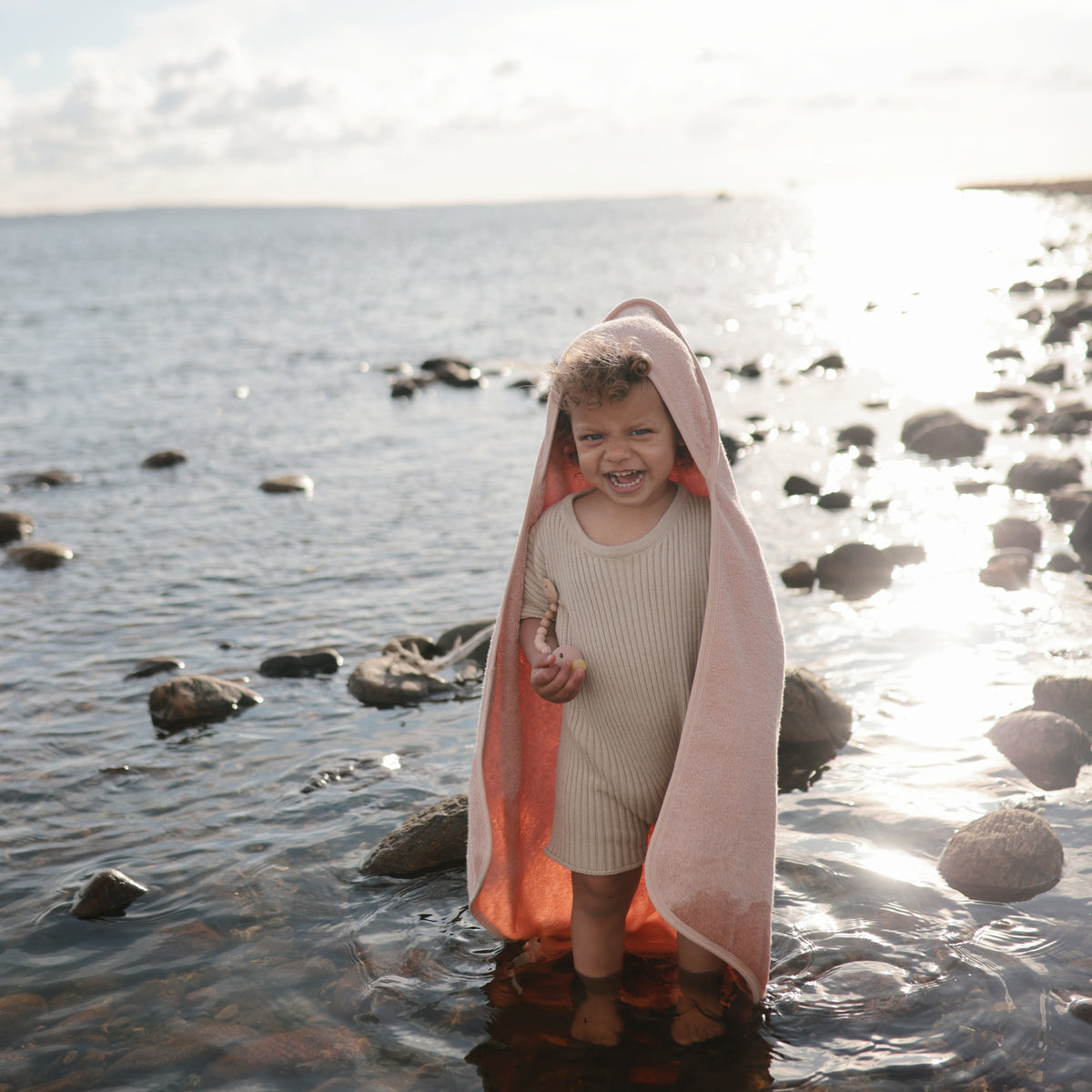 Baby Organic Cotton Baby Hooded Towel Mushie