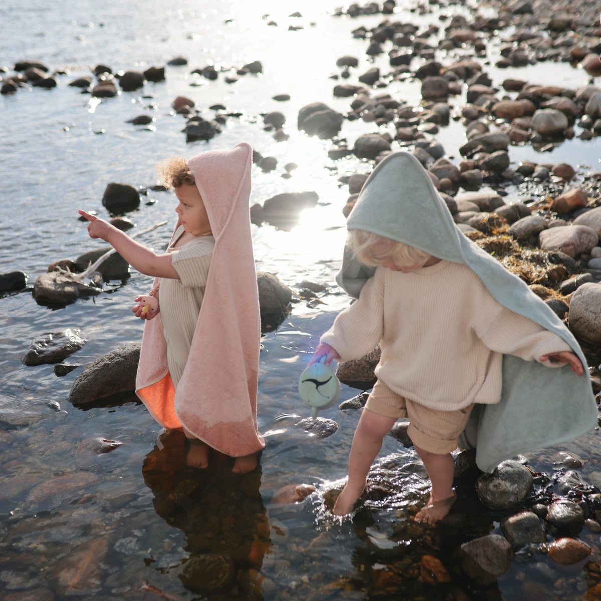 Baby Organic Cotton Baby Hooded Towel Mushie
