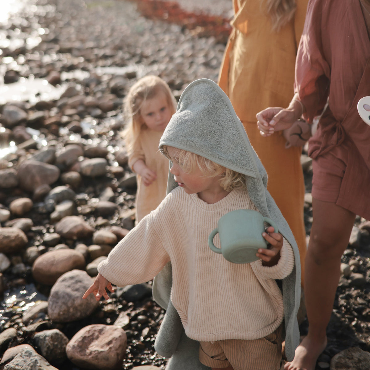 Baby Organic Cotton Baby Hooded Towel Mushie