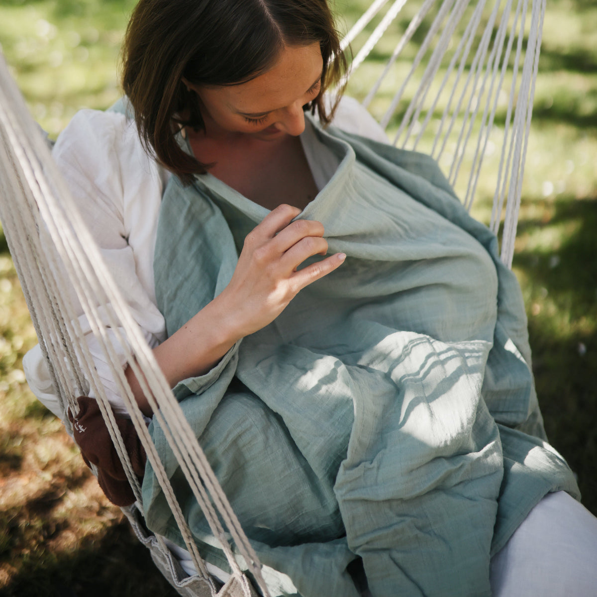 Baby Organic Muslin Nursing Cover Mushie
