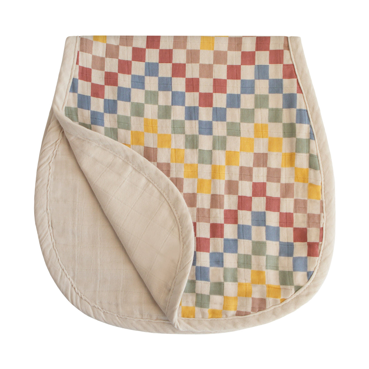 Baby Organic Cotton Muslin Burp Cloth 2-Pack Mushie