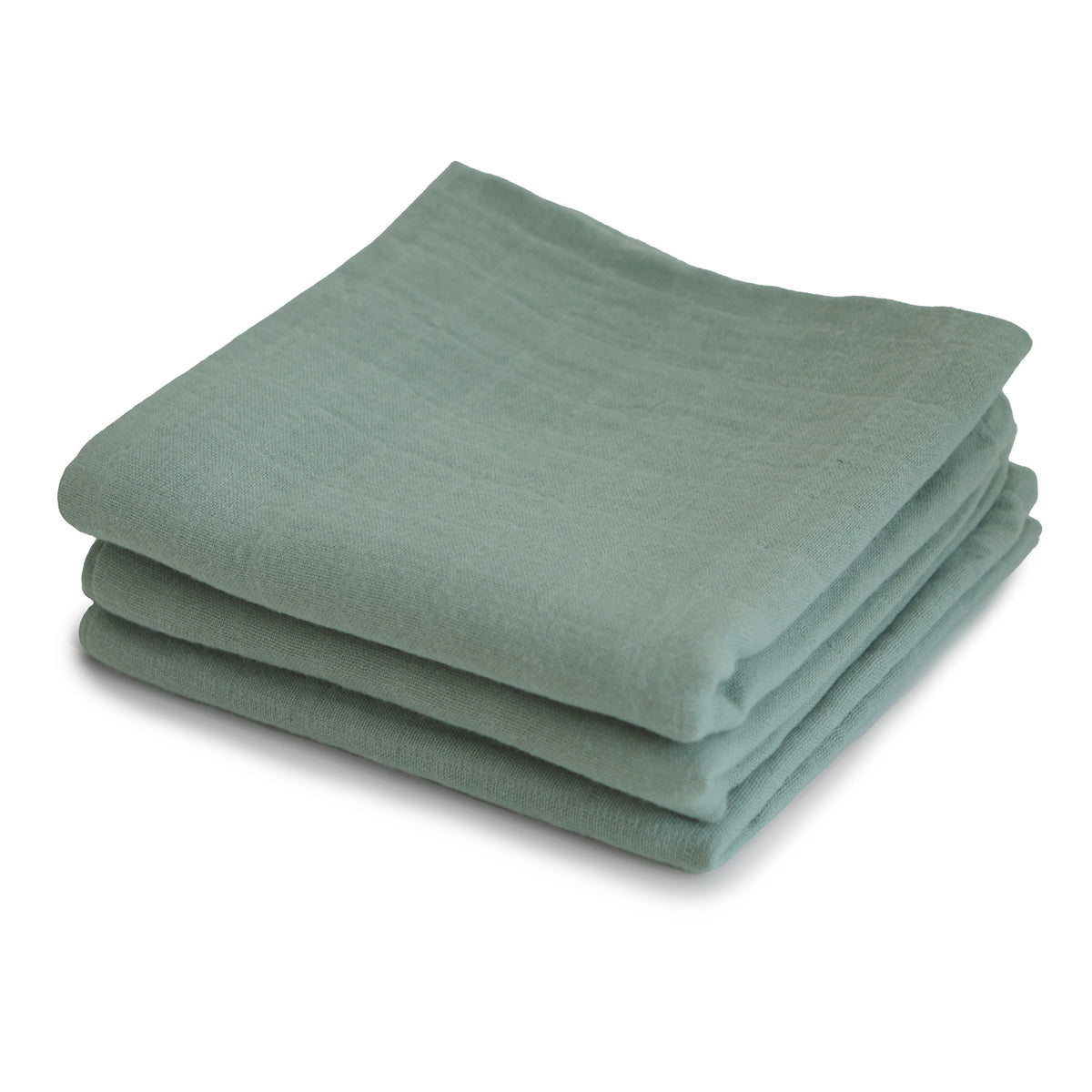 Baby Organic Cotton Muslin Cloths 3-Pack Mushie