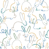 Baby footie | bunnies finn + emma