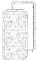Baby burp cloth | bunnies finn + emma