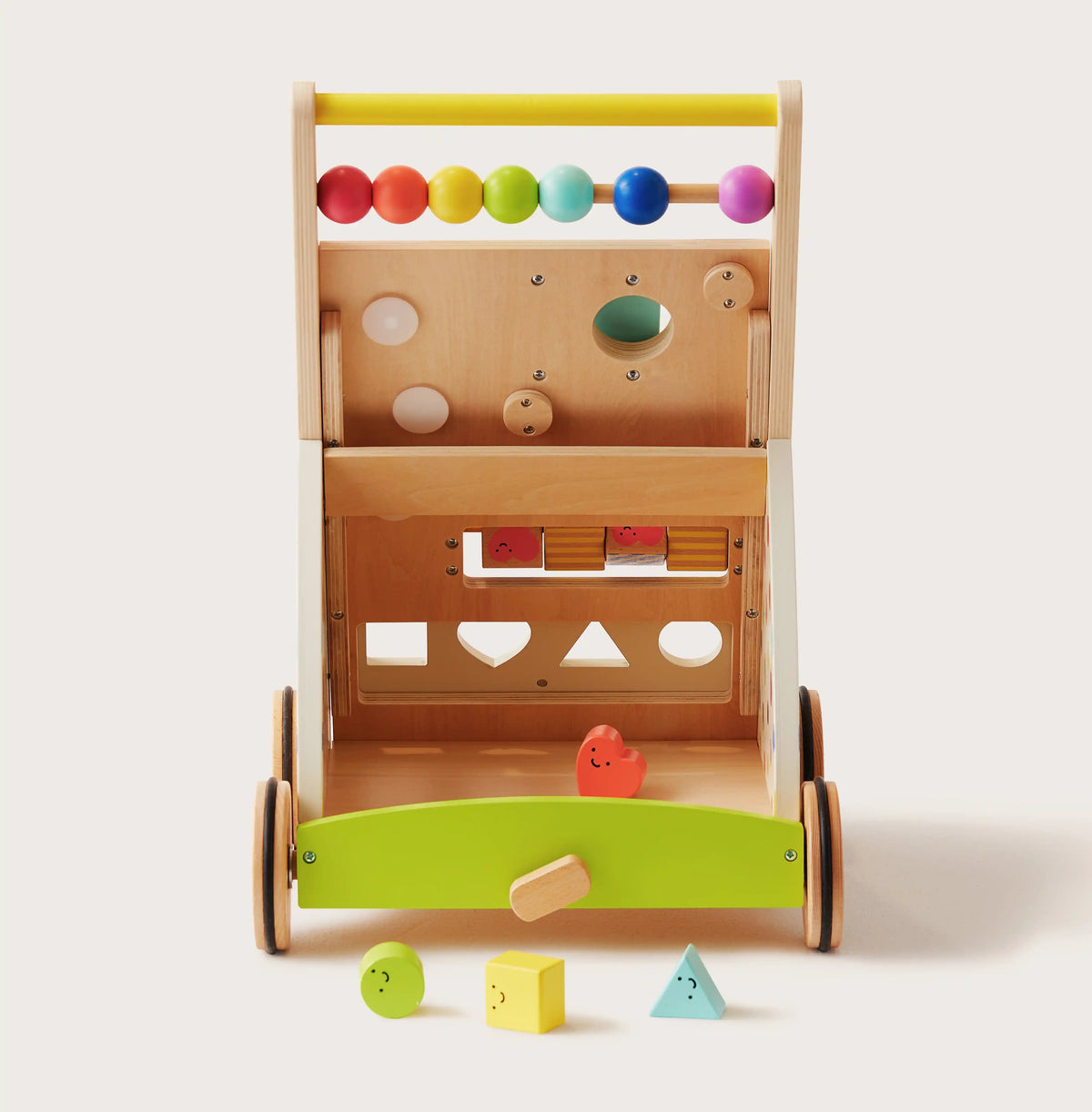 Baby Tiny Land® Premium Natural Wooden Activity Walker Tiny Land INC