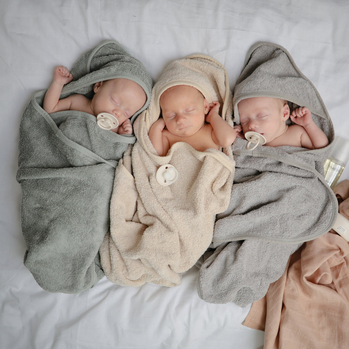 Baby Organic Cotton Baby Hooded Towel Mushie
