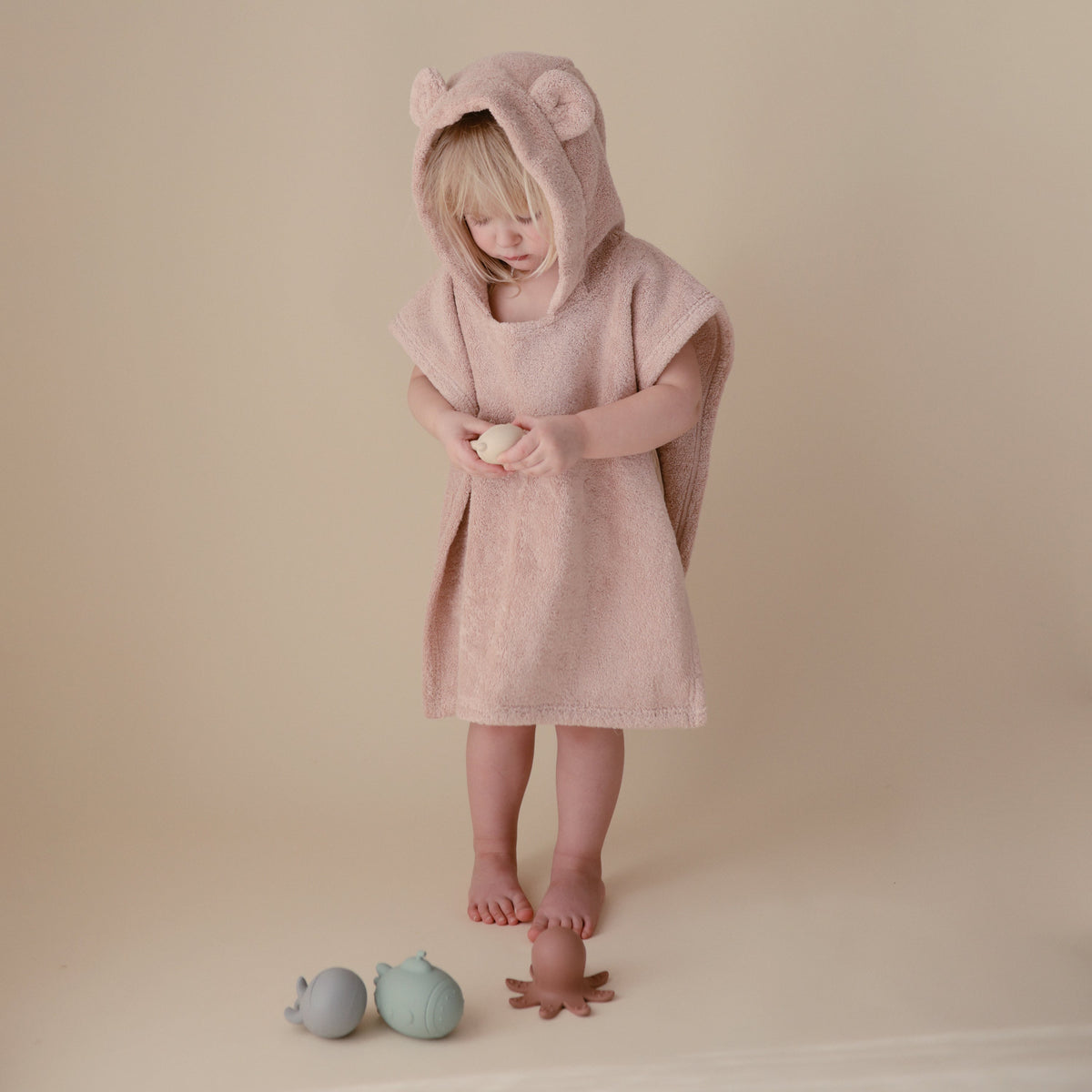 Baby Bear Poncho Towel Mushie