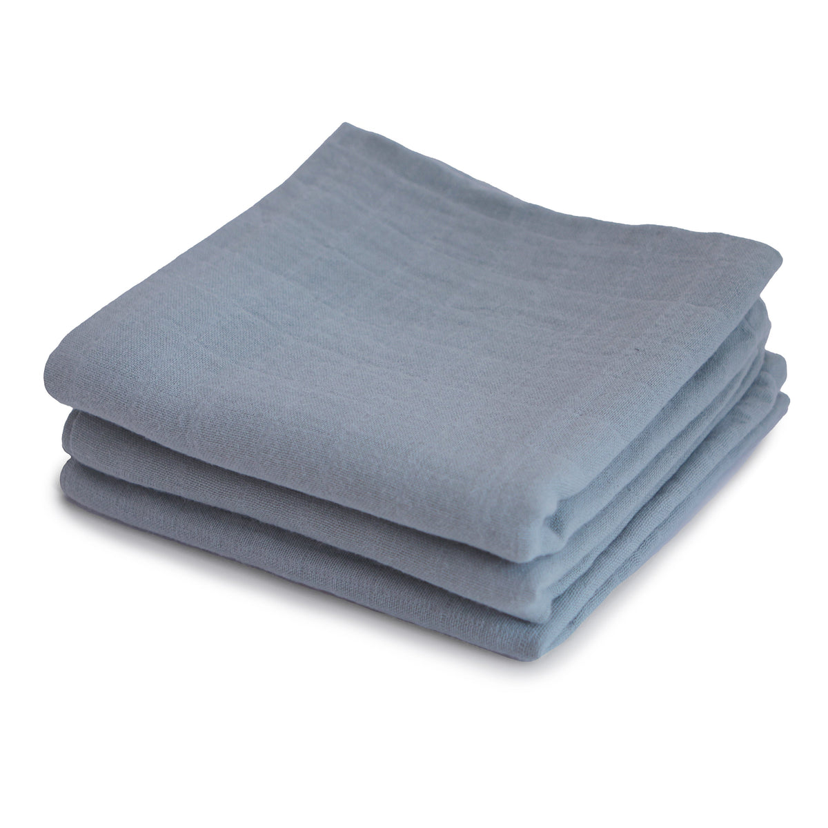 Baby Organic Cotton Muslin Cloths 3-Pack Mushie