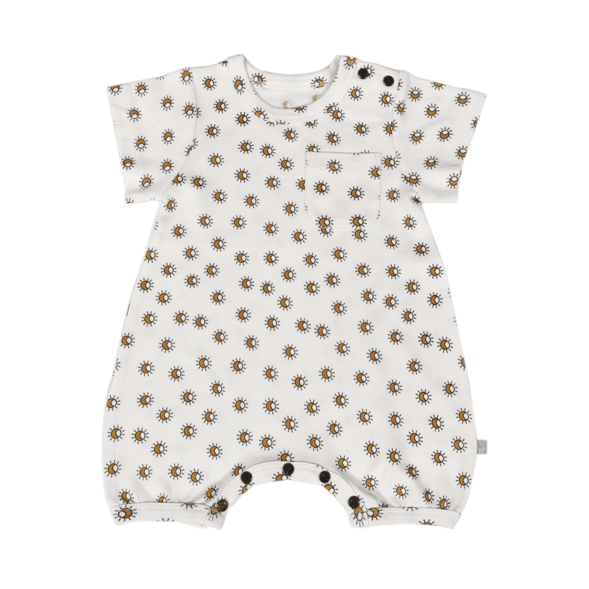 Baby short sleeve romper | sun finn + emma