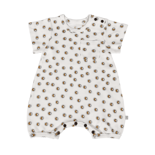 Baby short sleeve romper | sun finn + emma