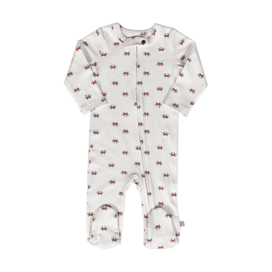 Baby footie | crab finn + emma