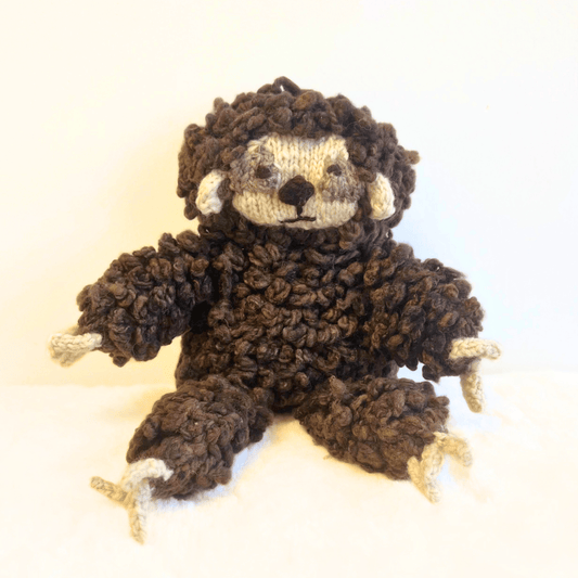 Baby Wool Knit Buddy  | Sunny the Brown Sloth finn + emma
