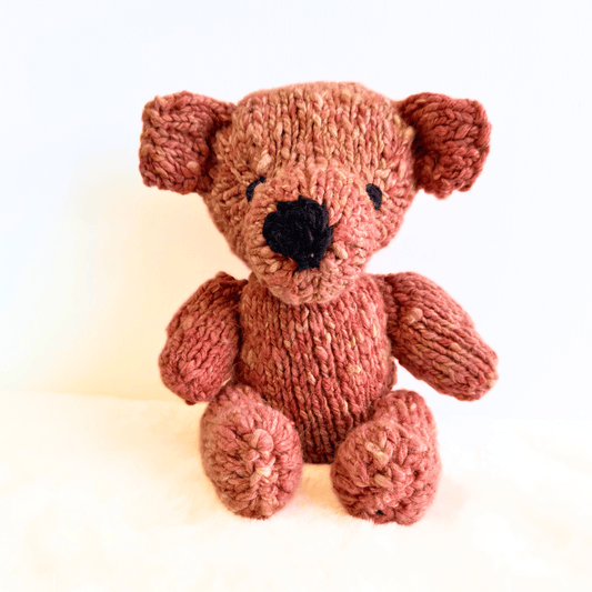 Baby Wool Knit Buddy  | Pinky the Pink Bear finn + emma