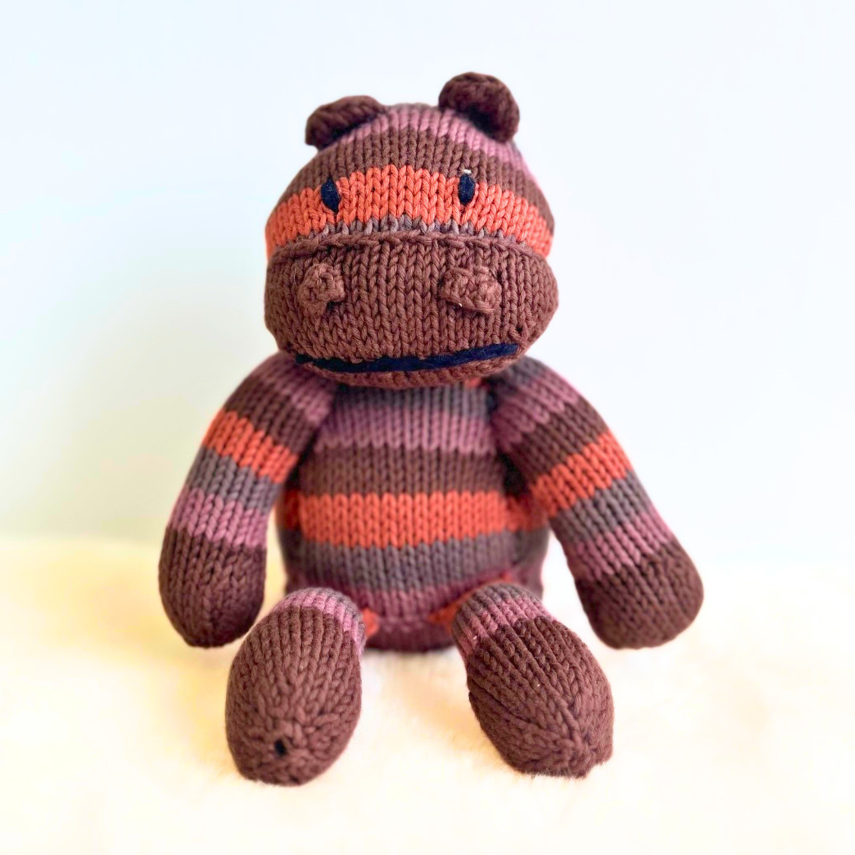 Baby Knit Buddy  | Humphrey the Hippo finn + emma