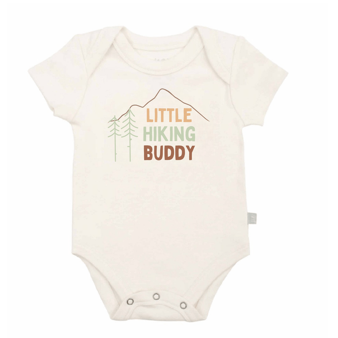 Baby graphic bodysuit | hiking buddy finn + emma