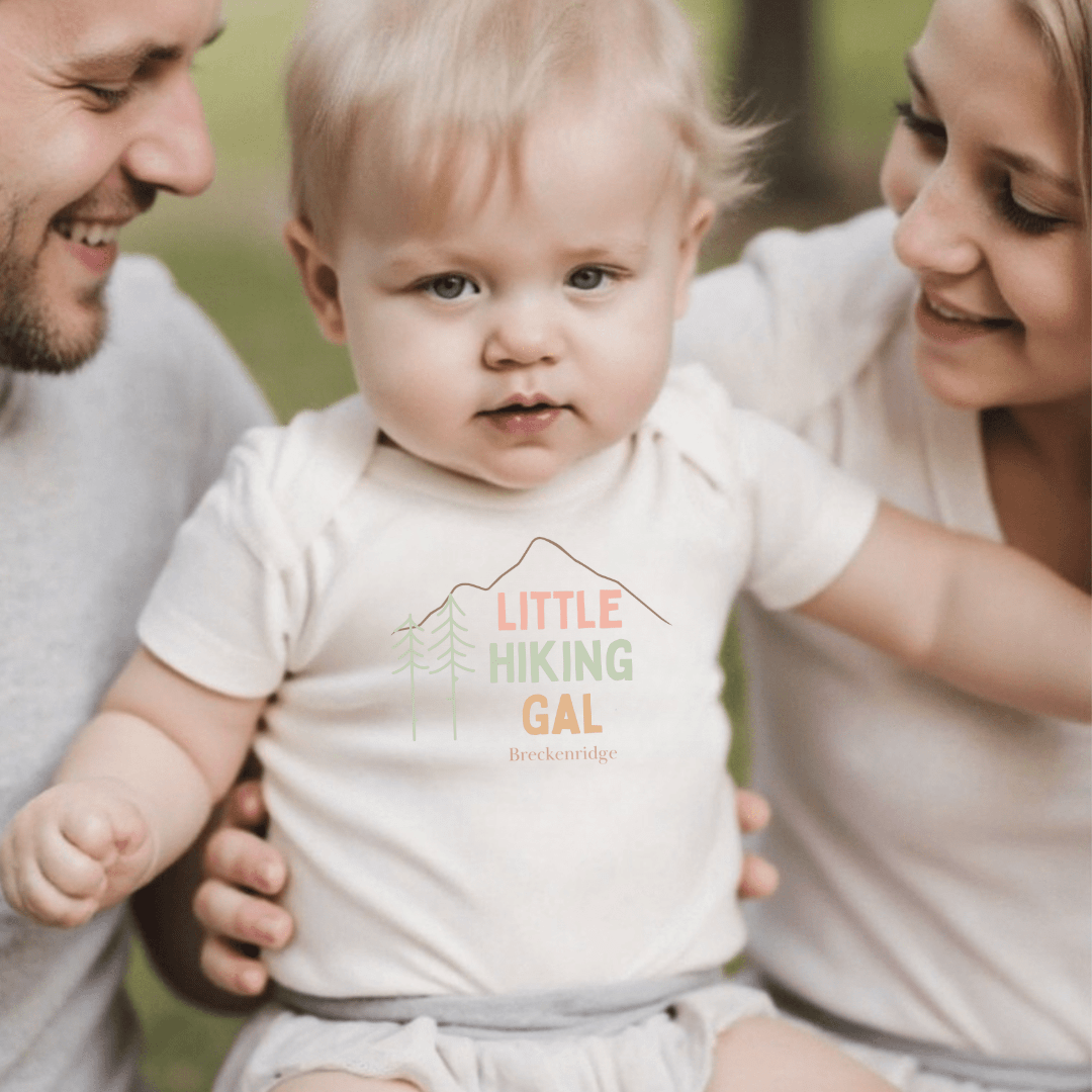 Baby graphic bodysuit | hiking gal finn + emma