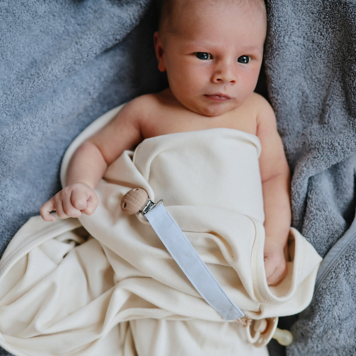 Baby Ribbed Baby Blanket Mushie
