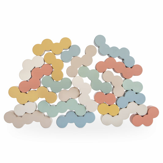Baby Wooden Balance Blocks Mushie