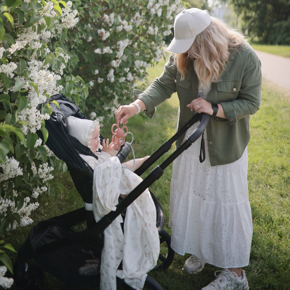 Baby Organic Cotton Muslin Swaddle Blanket Mushie
