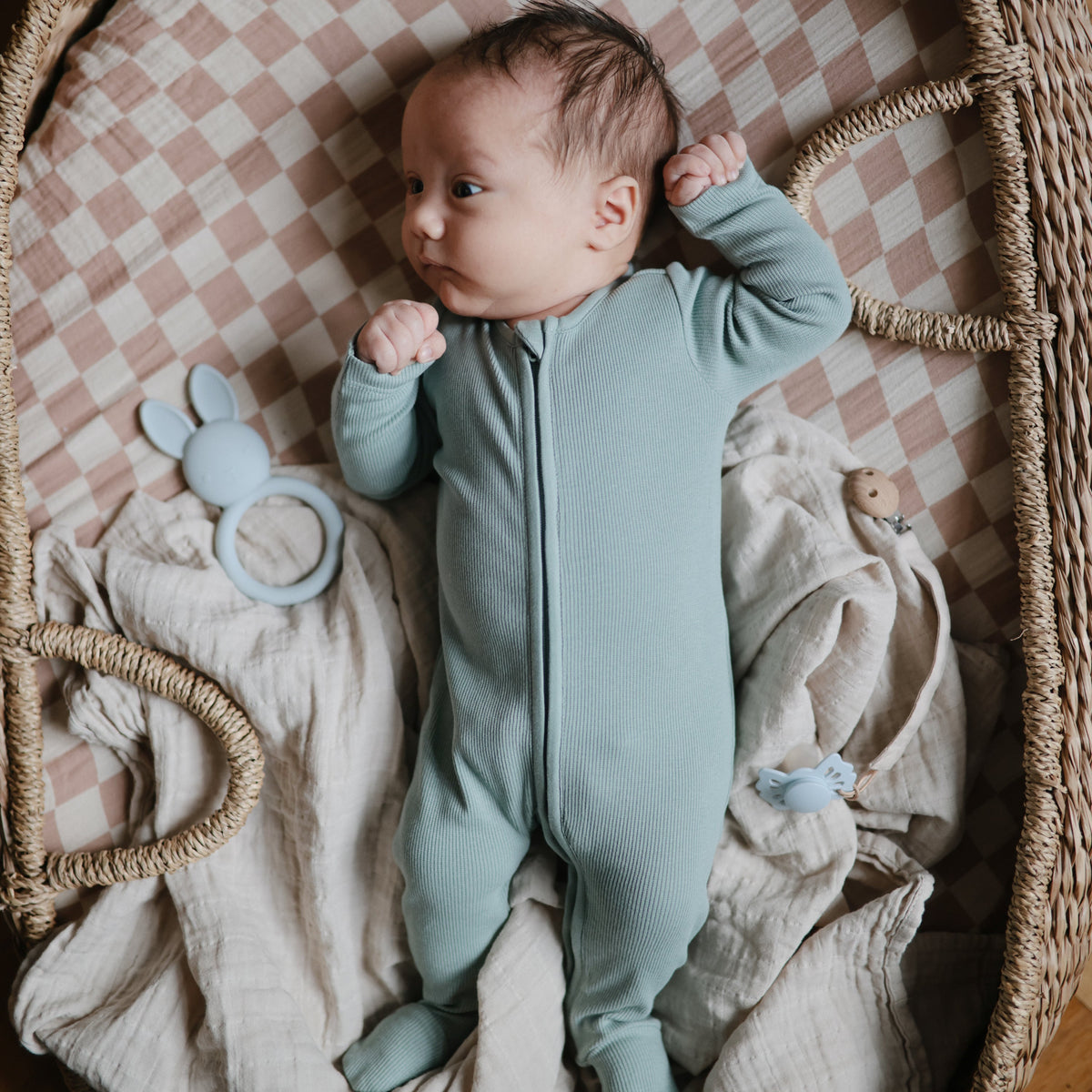 Baby Organic Cotton Muslin Swaddle Blanket Mushie