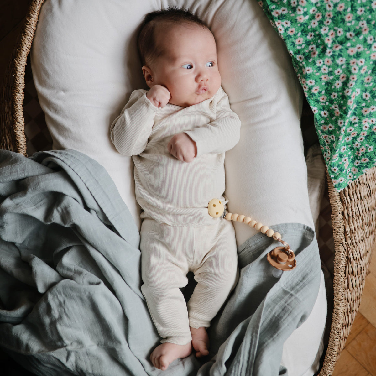 Baby Organic Cotton Muslin Swaddle Blanket Mushie