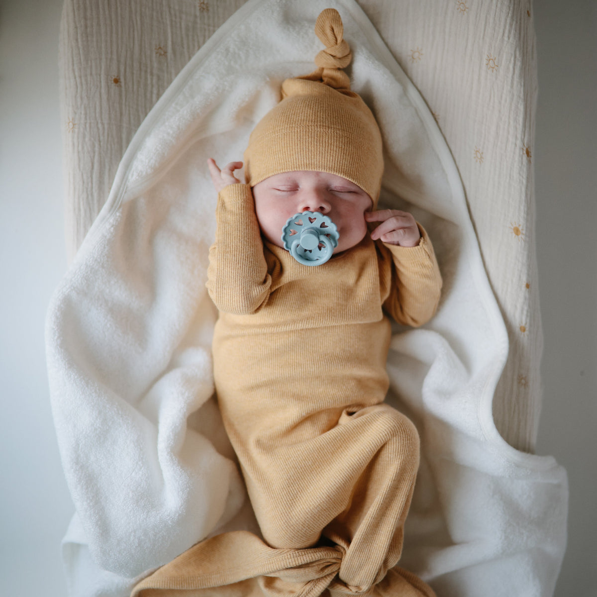 Baby Organic Cotton Baby Hooded Towel Mushie