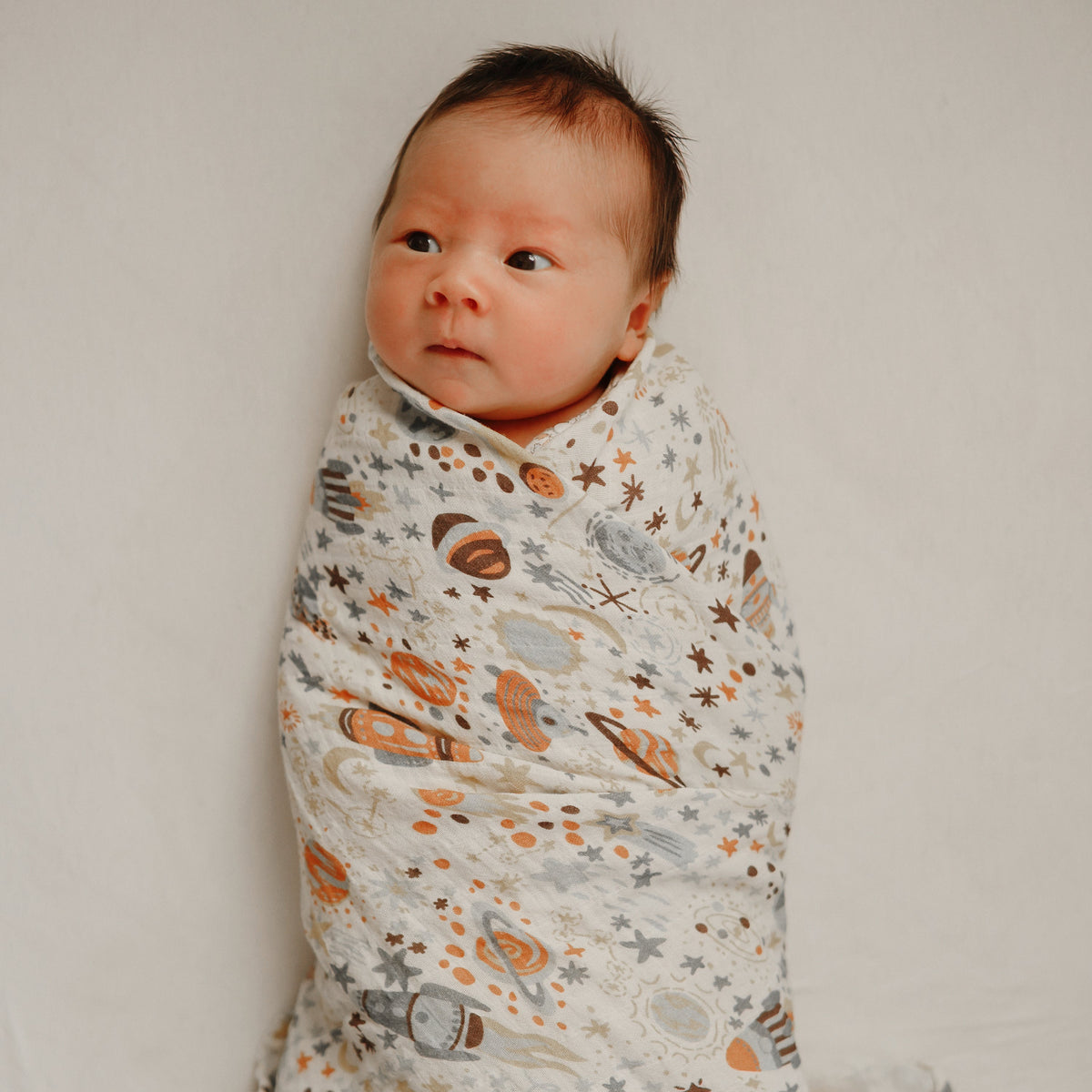 Baby Organic Cotton Muslin Swaddle Blanket Mushie