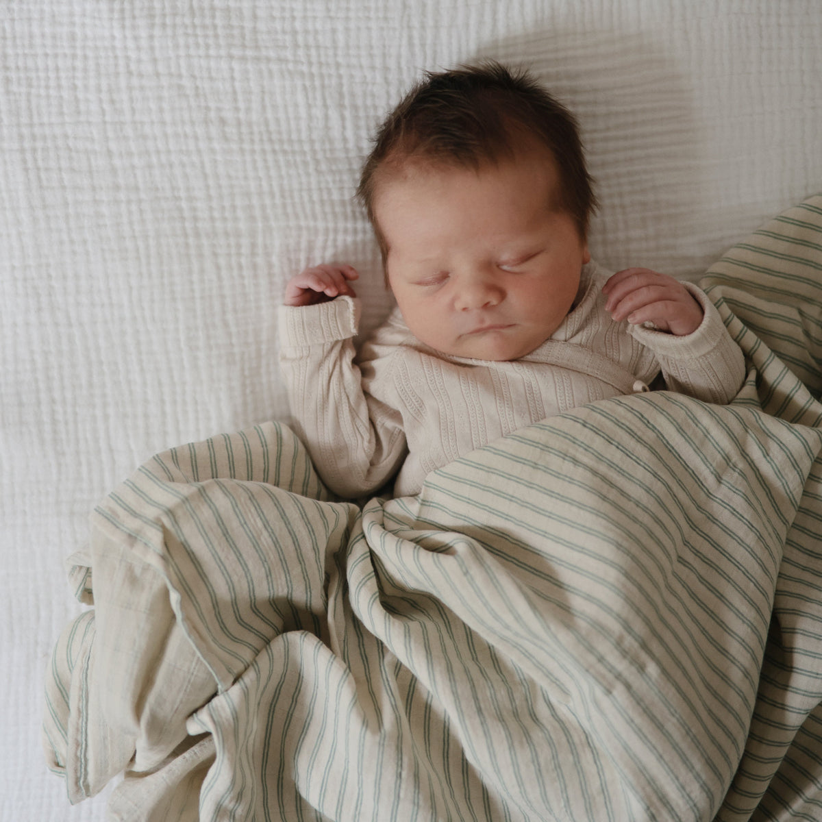 Baby Organic Cotton Muslin Swaddle Blanket Mushie