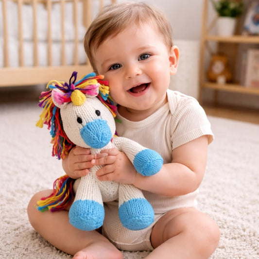 Baby Knit Buddy  | Sparkle the Unicorn finn + emma