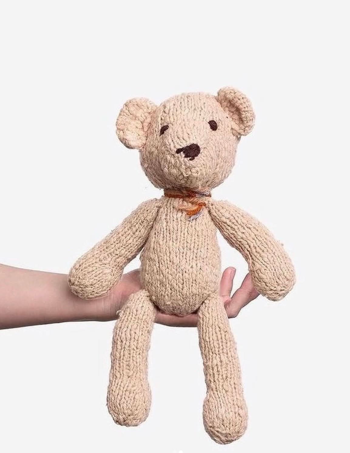 Baby Wool Knit Buddy  | Alfred the Bear finn + emma