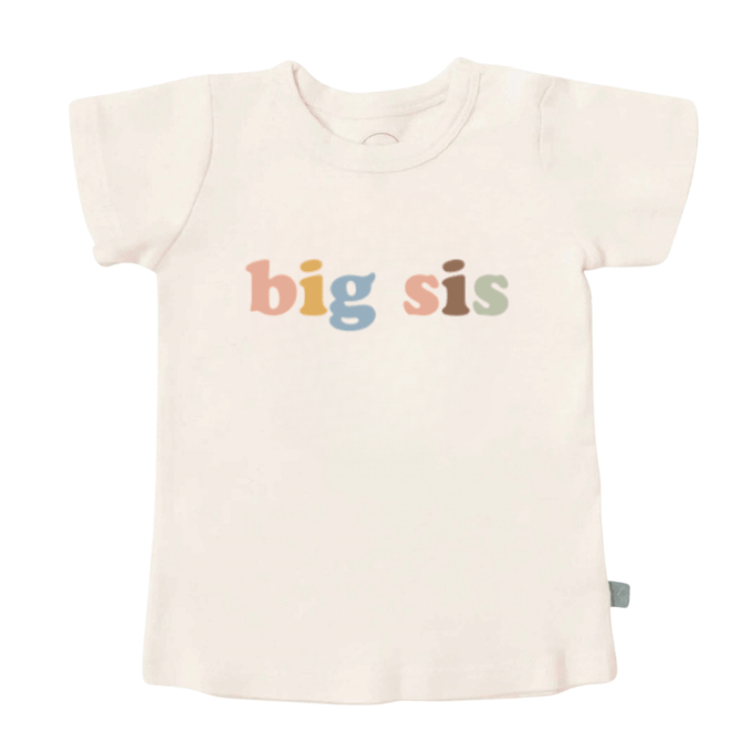 Baby graphic tee | big sis desert bloom Finn + Emma