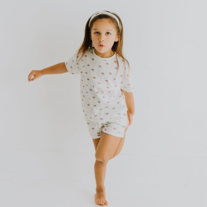 Baby shirt & short set | Crab finn + emma