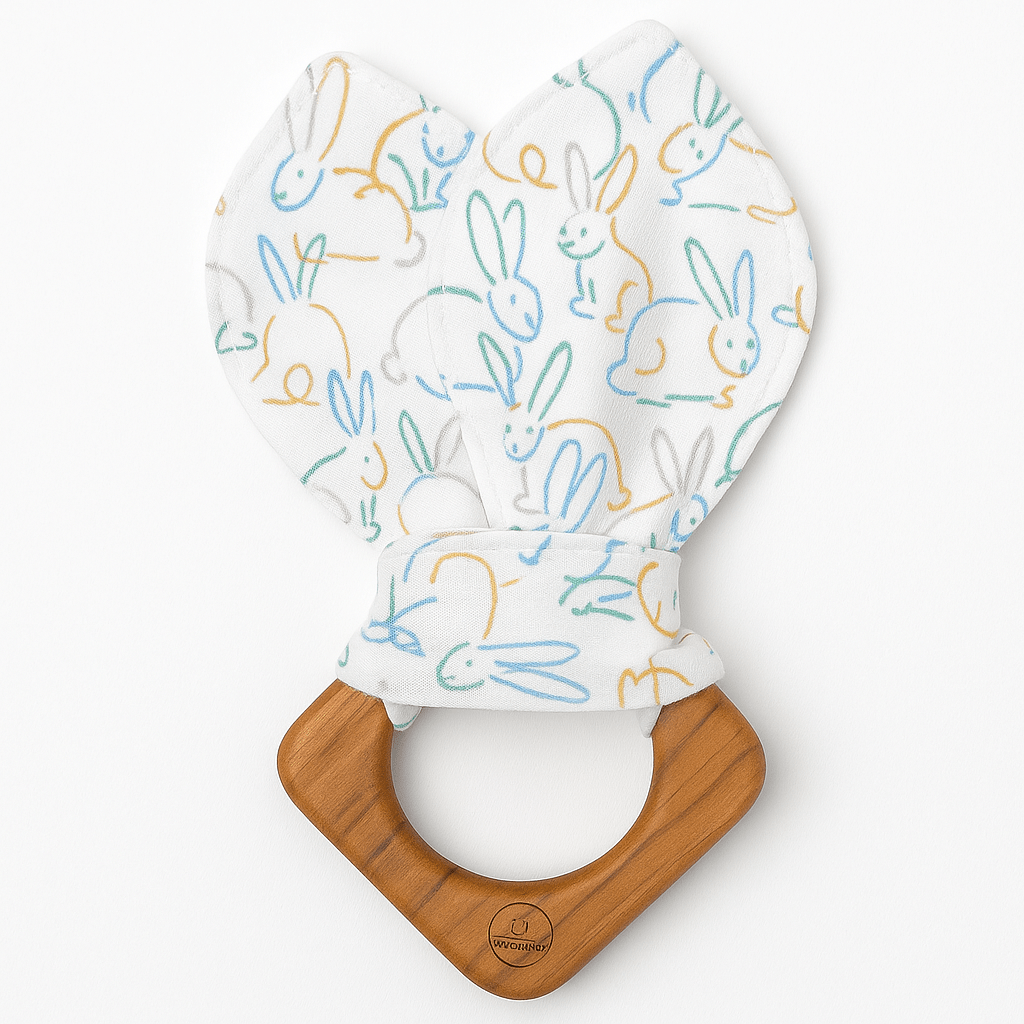Baby teething ears | bunnies finn + emma