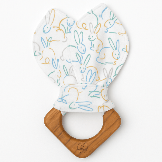 Baby teething ears | bunnies finn + emma