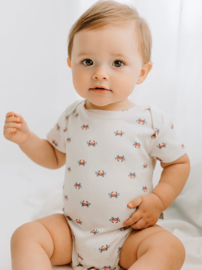 Baby lap bodysuit | crab finn + emma