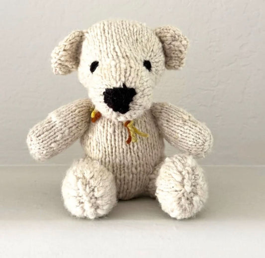 Baby Wool Knit Buddy  | Vee the Cream Bear finn + emma