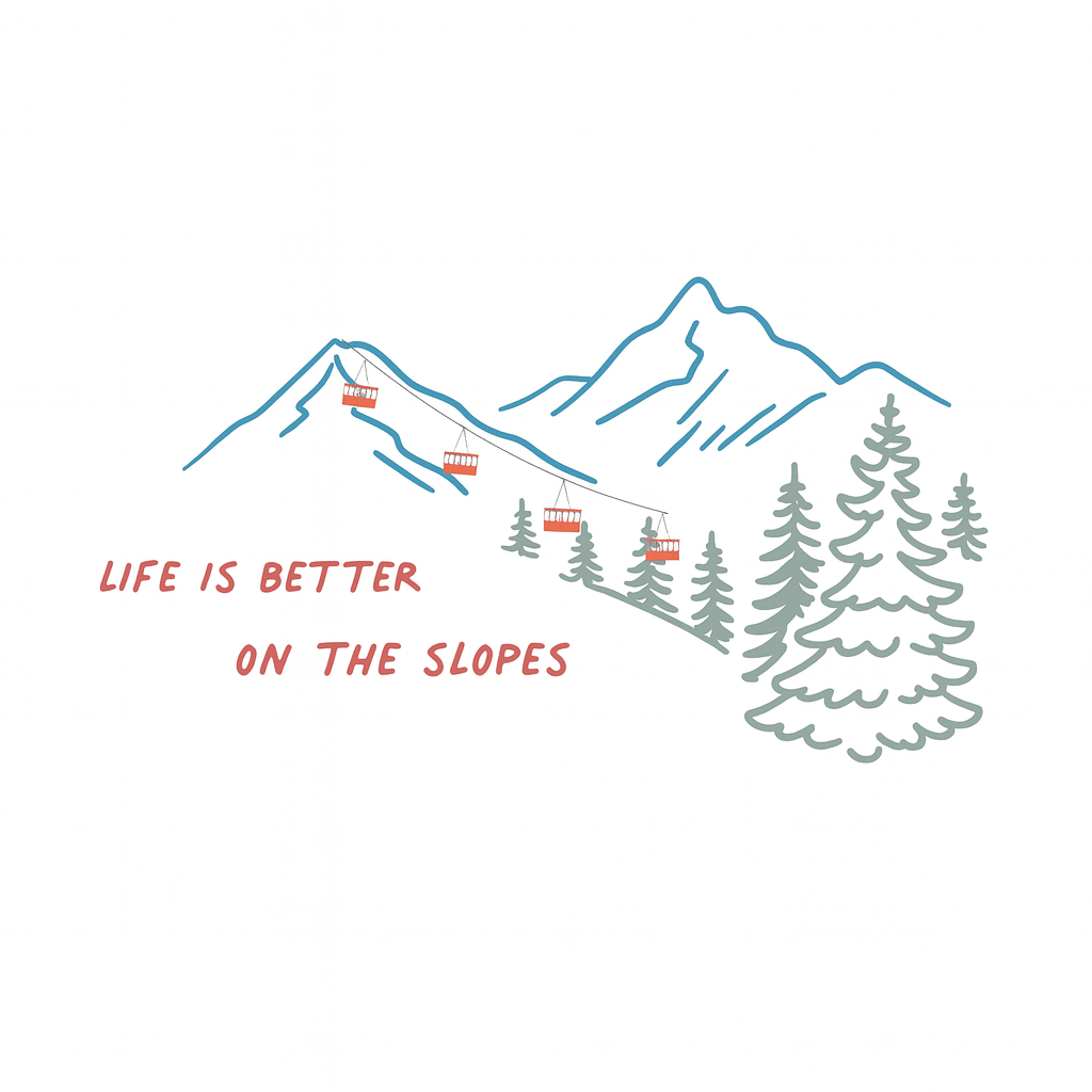 Baby long sleeve graphic bodysuit | on the slopes finn + emma