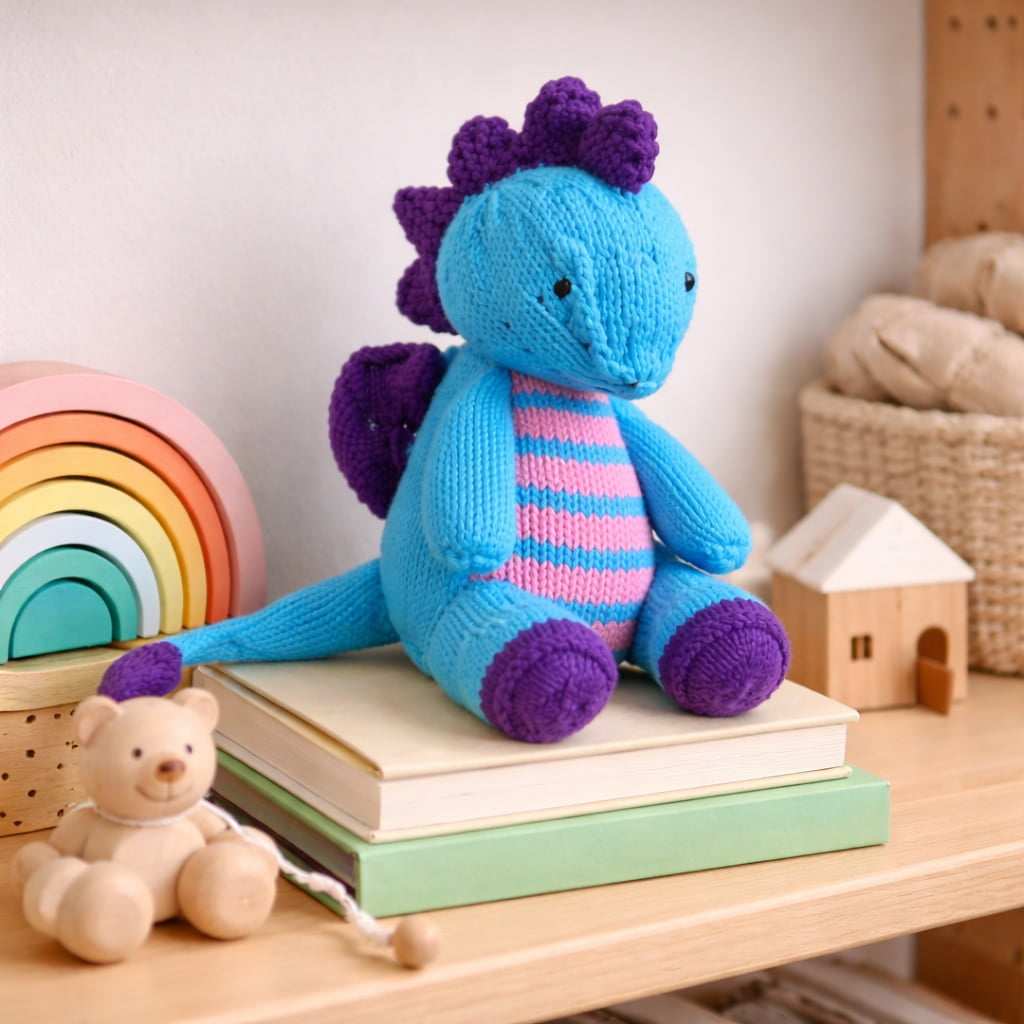 Baby Knit Buddy  | Tina the Turquoise Dragon finn + emma