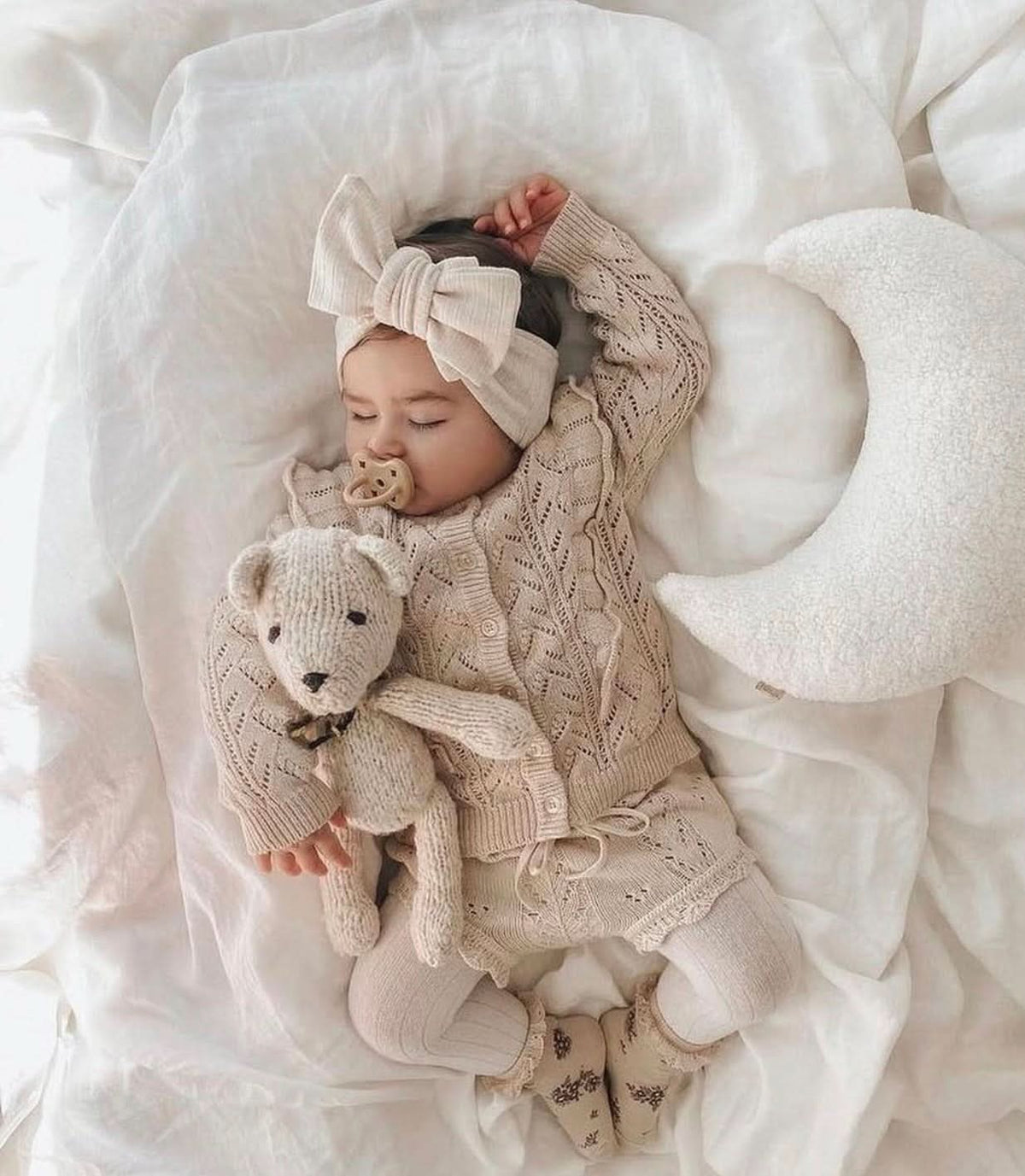 Baby Wool Knit Buddy  | Alfred the Bear finn + emma